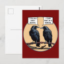 Search for cartoon crow postcards Crows