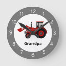 Recherche de tracteurs horloges Rouge