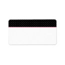 Search for dots and stripes return address labels Black