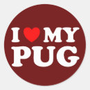 Search for i love pugs stickers Dog lover
