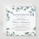 Search for green eucalyptus bachelorette party invitations Simple