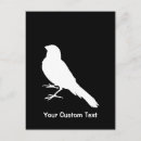 Search for bird silhouette postcards Animal