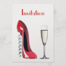 Recherche de chaussures rouges invitations Élégant