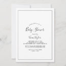Recherche de bébé lunatique Baby shower rustique