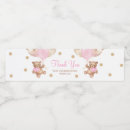 Search for thank you water bottle labels Teddy bear