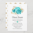 Recherche de aqua blue invitations Floral