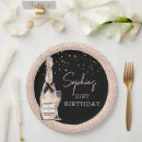 Search for bubbles paper plates Champagne
