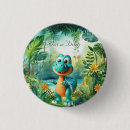 Search for dinosaur birthday buttons Modern