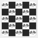 Search for chequered racing stickers Black