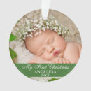 Search for light green ornaments My first christmas