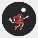 Search for heart volleyball stickers Valentines