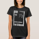 Recherche de compagnie aérienne tshirts Embarquement