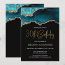 Search for teal blue birthday invitations Geode