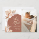 Search for arch the wedding save the dates Terracotta