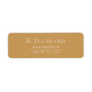 Search for gold save the date return address labels Script