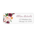 Search for autumn foliage return address labels Modern