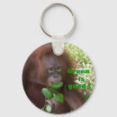 Search for apes round keychains Orangutan