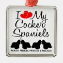 Search for spaniel ornaments Heart