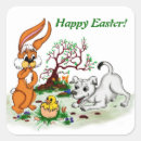 Search for funny easter stickers Puppy