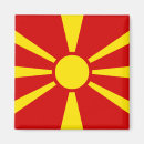 Recherche de macédoine magnets Drapeaux du monde