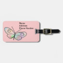 Recherche de papillon jaune bagages étiquettes Vert