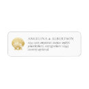 Search for engaged return address labels Gold