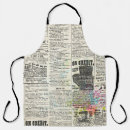 Search for vintage newspaper aprons Advertising