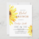 Search for rustic bridal luncheon invitations Sunflowers