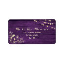 Search for wood and lace return address labels Elegant