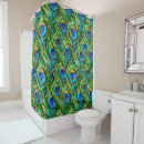 Search for peacock feather shower curtains Blue