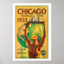 Search for chicago worlds fair posters Classic travel illustration