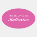 Search for oval design stickers Pink