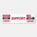 Search for ambulance bumper stickers Police