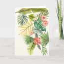 Recherche de hibiscus vœux cartes Aquarelle