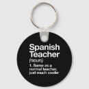 Search for for spanish teachers keychains Student
