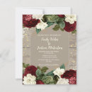 Search for burgundy and ivory wedding invitations For her