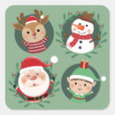 Search for frosty the snowman stickers Santa claus