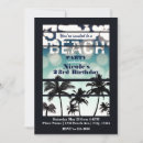 Recherche de palmier vintage invitations Tropical