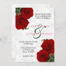Search for deep red wedding invitations Chic