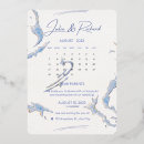 Search for calendar wedding invitations Blue