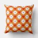 Recherche de fleurs blanches coussins Rouge