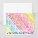 Search for rainbow promise postcards Christian