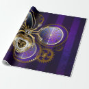 Search for vintage clock wrapping paper Gear