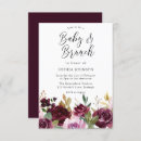 Search for maroon baby shower invitations Purple