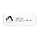 Search for penguin return address labels Kawaii
