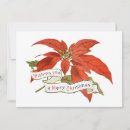 Search for vintage poinsettia christmas cards Classic