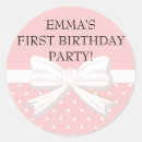 Search for polka dot bow stickers White