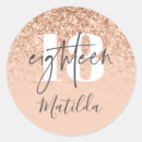 Search for 18th birthday thank you stickers Elegant