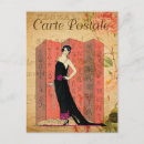 Recherche de robe noire cartes postales Vintage