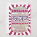 Search for carnival 1st birthday invitations Elephant